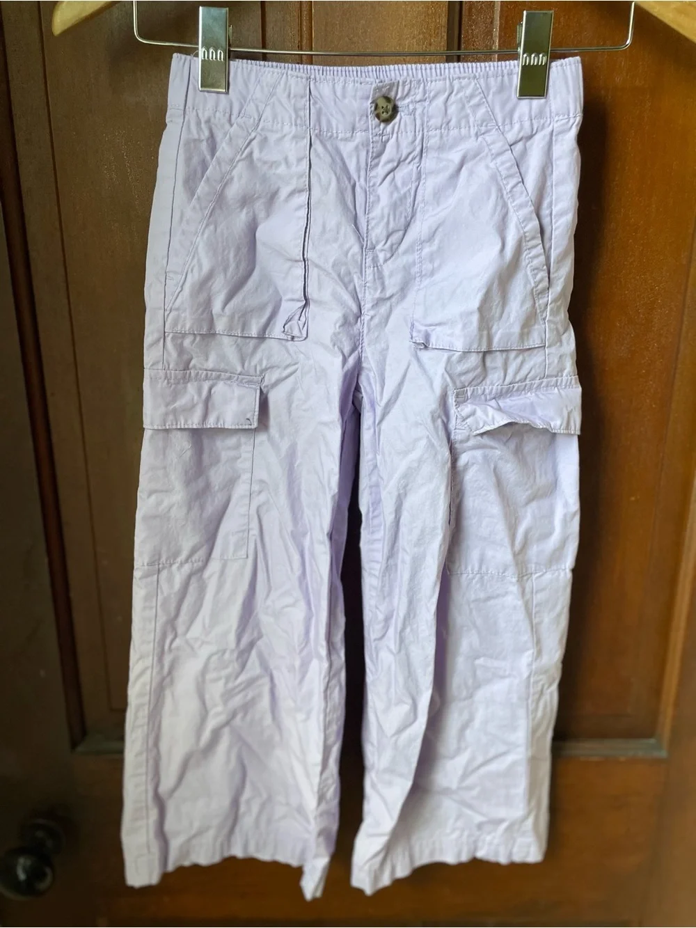 Old Navy girls size small 6-7 purple pants